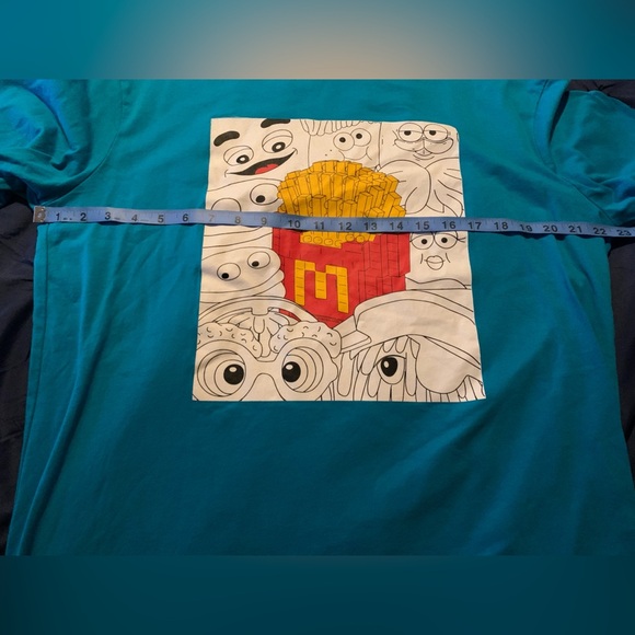 McDonald's Graphic Teal T-Shirt - Picture 4 of 5